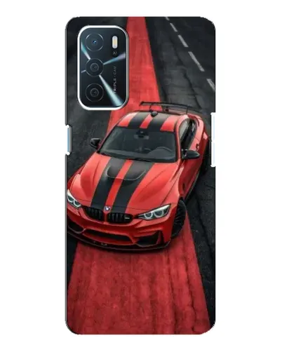 Чохол для OPPO A16 з картинкою «BMW на червоній доріжці» Чохол для OPPO A16 з картинкою «BMW на червоній доріжці»
