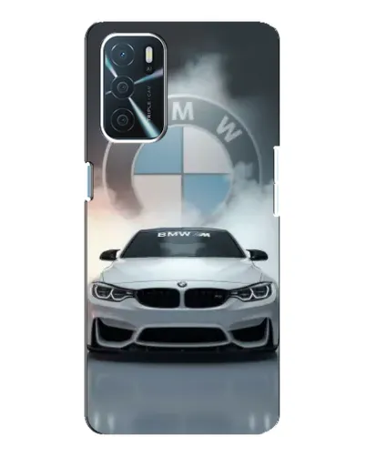 Чехол для OPPO A16 с картинкой «BMW в белом дыму» Чехол для OPPO A16 с картинкой «BMW в белом дыму»