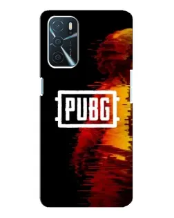 Чохол для OPPO A16 з картинкою «Яскравий логотип PUBG»