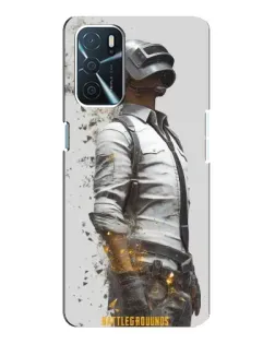 Чохол для OPPO A16 з картинкою «PUBG — боєць у пилу»