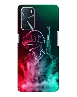 Чохол для OPPO A16 з картинкою «PUBG — вогняний воїн»