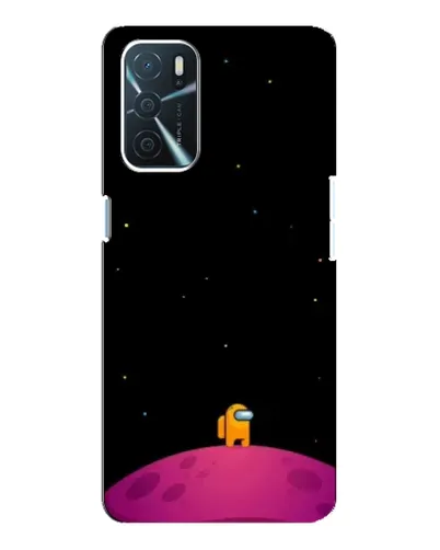 Чохол для OPPO A16 з картинкою «Самотній герой на планеті»