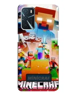 Чохол для OPPO A16 з картинкою «Minecraft герої гри»