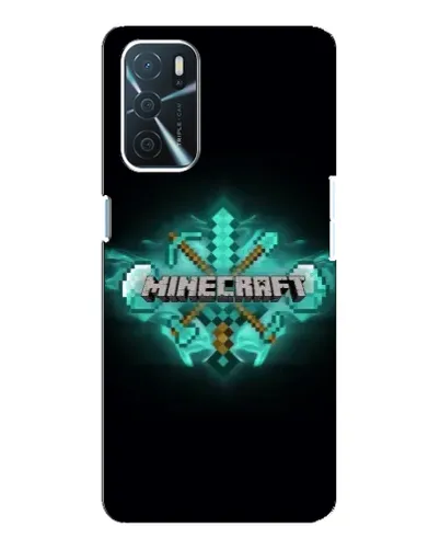 Чохол для OPPO A16 з картинкою «Minecraft Diamond лого»