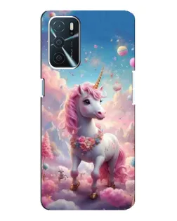 Чохол для OPPO A16 з картинкою «Єдиноріг серед хмар»