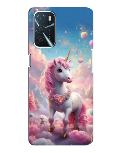 Чохол для OPPO A16 з картинкою «Єдиноріг серед хмар»