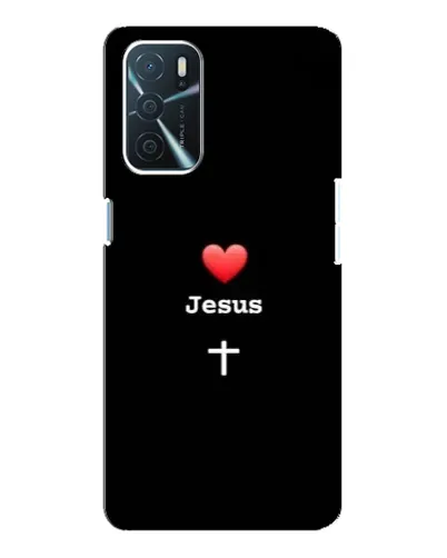 Чохол для OPPO A16 з картинкою «Серце - Jesus» Чохол для OPPO A16 з картинкою «Серце - Jesus»