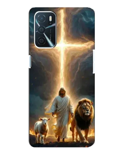 Чохол для OPPO A16 з картинкою «Лев Юди та Світло» Чохол для OPPO A16 з картинкою «Лев Юди та Світло»