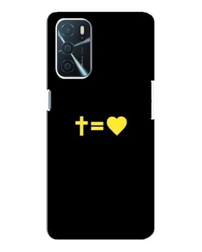 Чохол для OPPO A16 з картинкою «Серце та Хрест» Чохол для OPPO A16 з картинкою «Серце та Хрест»