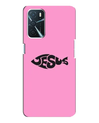Чохол для OPPO A16 з картинкою «Рожевий символ Jesus» Чохол для OPPO A16 з картинкою «Рожевий символ Jesus»
