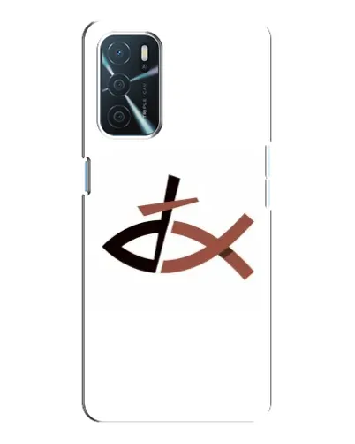 Чохол для OPPO A16 з картинкою «Риба та хрест» Чохол для OPPO A16 з картинкою «Риба та хрест»