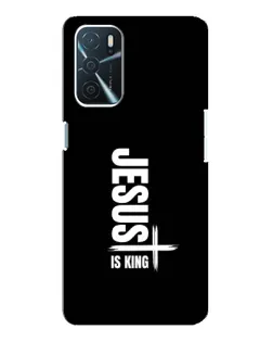 Чохол для OPPO A16 з картинкою «Вертикаль віри Jesus»