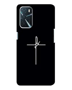 Чехол для OPPO A16 с картинкой «Тонкий крест» Чехол для OPPO A16 с картинкой «Тонкий крест»