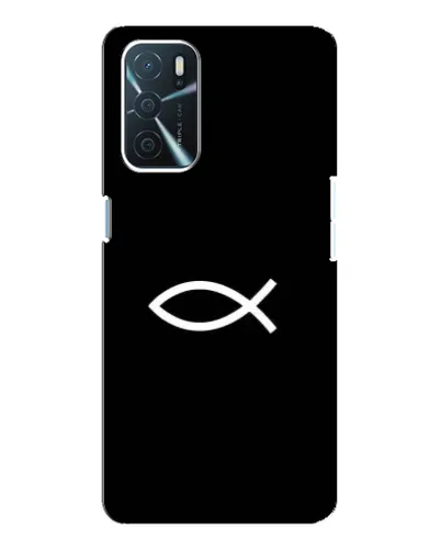Чехол для OPPO A16 с картинкой «Символ рыбы Jesus» Чехол для OPPO A16 с картинкой «Символ рыбы Jesus»