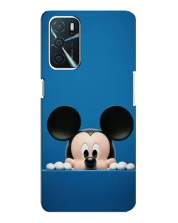 Чохол для OPPO A16 з картинкою «Міккі виглядає»