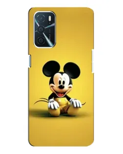 Чохол для OPPO A16 з картинкою «Міккі на жовтому»
