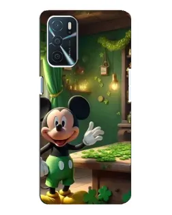 Чохол для OPPO A16 з картинкою «Міккі в майстерні»