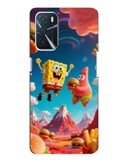 Чохол для OPPO A16 з картинкою «Космічний фастфуд»