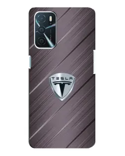 Чохол для OPPO A16 з картинкою «Металева текстура Tesla» Чохол для OPPO A16 з картинкою «Металева текстура Tesla»