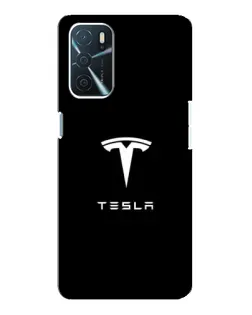 Чохол для OPPO A16 з картинкою «Tesla White Logo» Чохол для OPPO A16 з картинкою «Tesla White Logo»