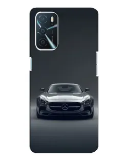 Чохол для OPPO A16 з картинкою «Mercedes на чорному»
