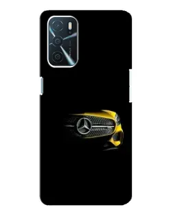 Чохол для OPPO A16 з картинкою «Mercedes — ретро стиль»