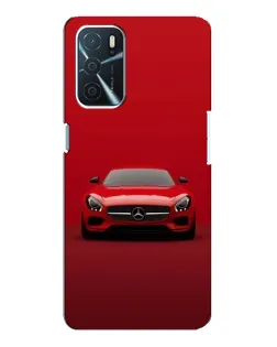 Чохол для OPPO A16 з картинкою «Червоний Mercedes AMG»