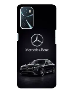 Чохол для OPPO A16 з картинкою «Mercedes — решітка радіатора»