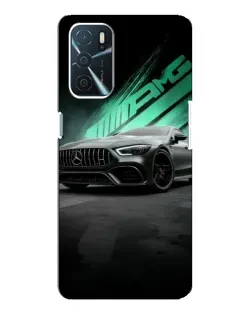 Чохол для OPPO A16 з картинкою «Темний Mercedes AMG»