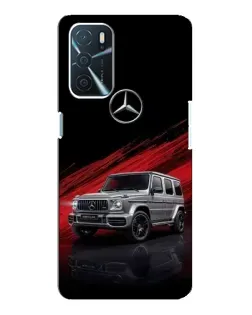 Чохол для OPPO A16 з картинкою «Mercedes G-Class червоний»