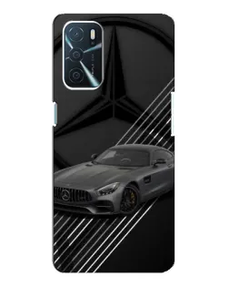 Чохол для OPPO A16 з картинкою «Mercedes AMG — графіка»
