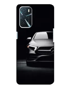 Чохол для OPPO A16 з картинкою «Світло фар Mercedes»