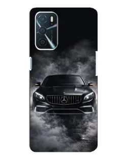Чохол для OPPO A16 з картинкою «Mercedes у диму»