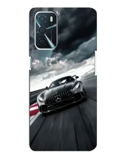Чохол для OPPO A16 з картинкою «Гоночний Mercedes AMG»