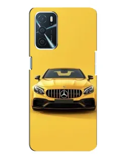 Чохол для OPPO A16 з картинкою «Жовтий Mercedes GT»