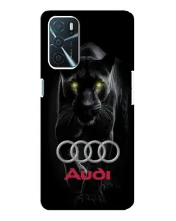 Чохол для OPPO A16 з картинкою «Пантера та Audi»