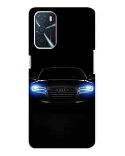 Чохол для OPPO A16 з картинкою «Audi в неоні»