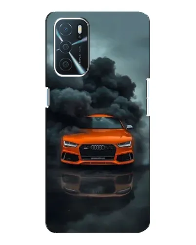 Чохол для OPPO A16 з картинкою «Audi у хмарах диму» Чохол для OPPO A16 з картинкою «Audi у хмарах диму»