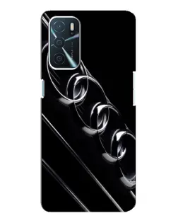 Чохол для OPPO A16 з картинкою «Audi — абстрактні кільця»