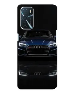 Чохол для OPPO A16 з картинкою «Audi — нічне відображення»