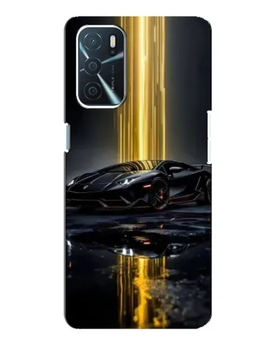Чохол для OPPO A16 з картинкою «Нічний Lamborghini драйв»