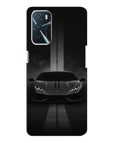 Чохол для OPPO A16 з картинкою «Lamborghini симетрія доріг»