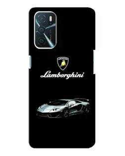 Чохол для OPPO A16 з картинкою «Логотип Lamborghini класика»