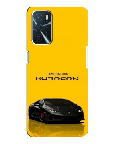 Чохол для OPPO A16 з картинкою «Lamborghini Huracan чорний»