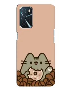 Чохол для OPPO A16 з картинкою «Кавовий Пушин»