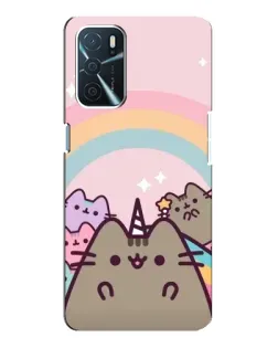 Чохол для OPPO A16 з картинкою «Єдиноріг Pusheen»