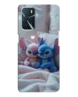 Чохол для OPPO A16 з картинкою «Плюшеві Стіч Ангел»