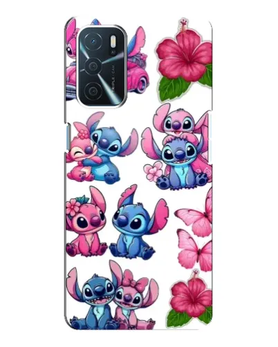 Чохол для OPPO A16 з картинкою «Стікери Stitch та Angel» Чохол для OPPO A16 з картинкою «Стікери Stitch та Angel»