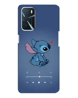 Чохол для OPPO A16 з картинкою «Музичний Stitch»