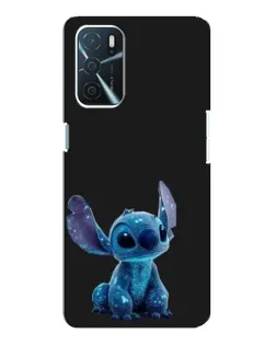 Чохол для OPPO A16 з картинкою «Стіч на чорному»